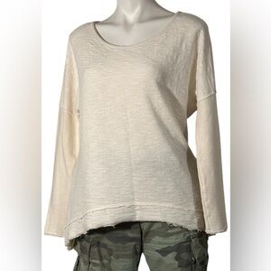 Sundays women’s white pullover top. Possible size L